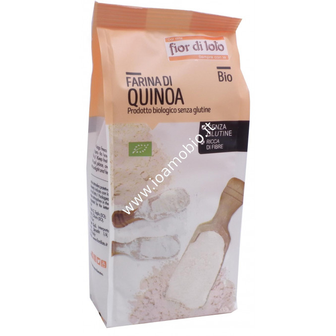 Farina di Quinoa bio senza glutine 375g - Il Fior di Loto