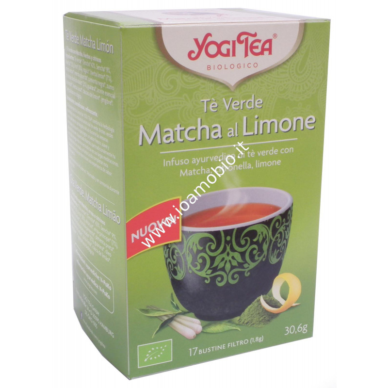 Yogi Tea - Tè Verde Matcha al Limone - Infuso Ayurvedico