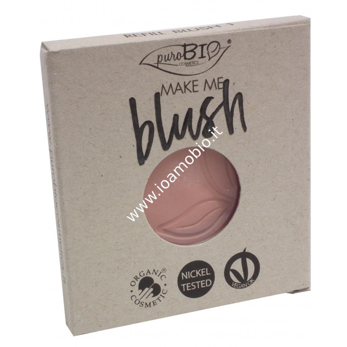 Blush 01 Rosa Satinato Purobio Cosmetics - REFILL