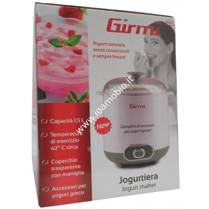 Girmi - Yogurtiera Elettrica YG02 - 1,5 litri