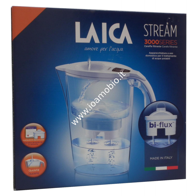 Laica Stream Line Caraffa filtrante 2,3 L Verde, Trasparente - Laica - Idee  regalo