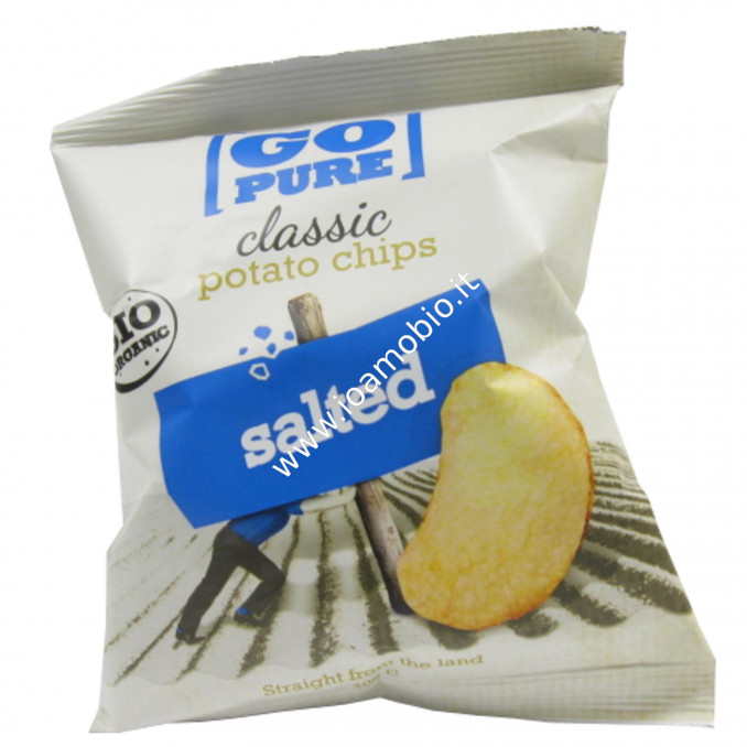 Go Pure Chips Classic con sale 40g - Patatine biologiche