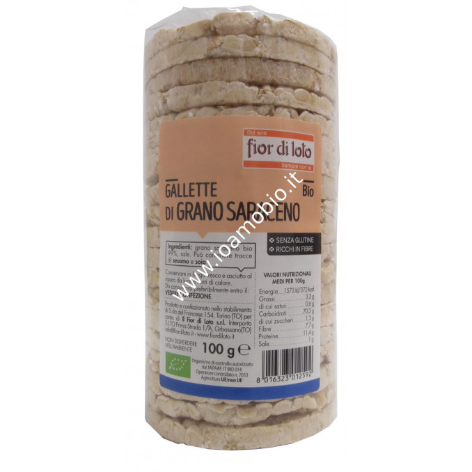 Gallette di Grano Saraceno 100g - Biologiche e Senza Glutine