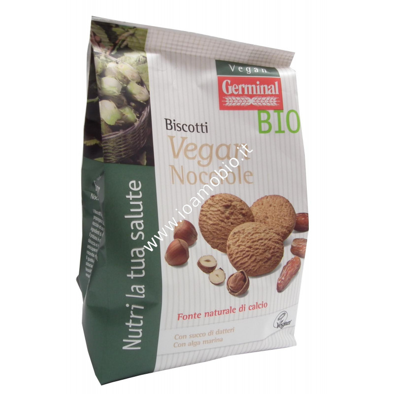 Biscotti Vegan con Nocciole 250g - Frollini biologici Germinal Bio