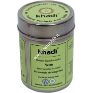 Khadi Bio Maschera Viso Neem 50g - Pelli Normali e Leggermente Oleose