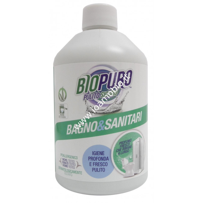 Ricarica - Detersivo per Bagno e Sanitari 500ml - Biopuro