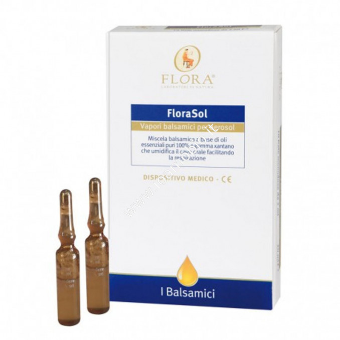 FloraSol Fiale monodose in vetro per Aerosol 10x2ml