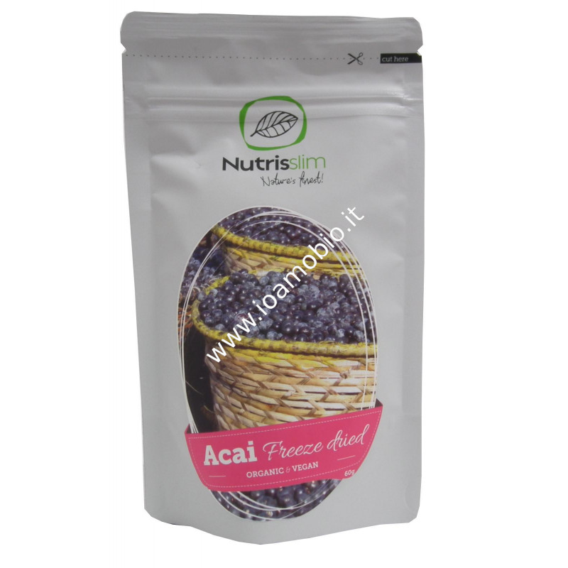 Acai bacche liofilizzate in polvere 60g Acai bacche liofilizzate in polvere 60g