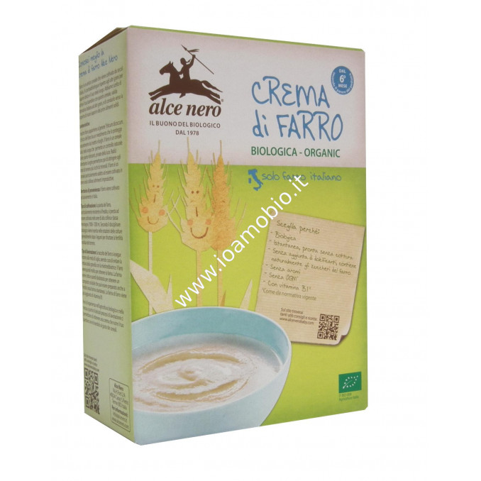 Crema di Farro Bio Alce Nero 250g - Baby Food Biologico
