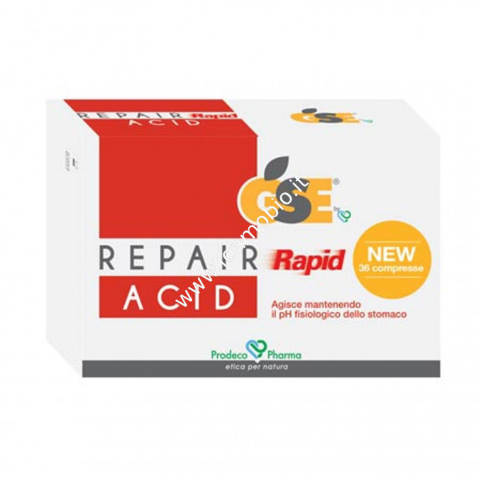 GSE Repair Rapid Acid 36 compresse - Acidità di Stomaco