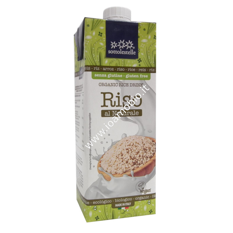 Bevanda di Riso Naturale 1lt - Latte Vegetale di Riso - Biologico Sottolestelle