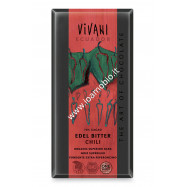 Vivani - Cioccolato Fondente al Chili 100g - Biologico