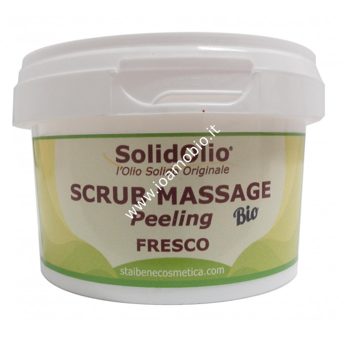 Solidolio Bio Scrub Fresco 300g - Crema Scrub per Peeling Tonificante