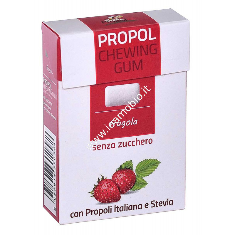 PROPOL GUM con Propoli e Stevia 25 gr. (Fragola)