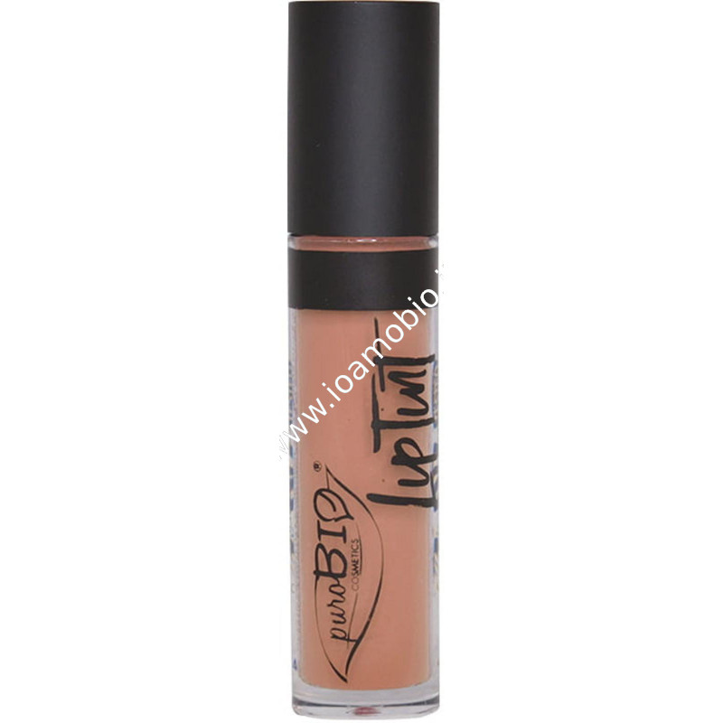 Rossetto Liquido Lip Tint 01  Nude  Matte Finish - PuroBio Cosmetics