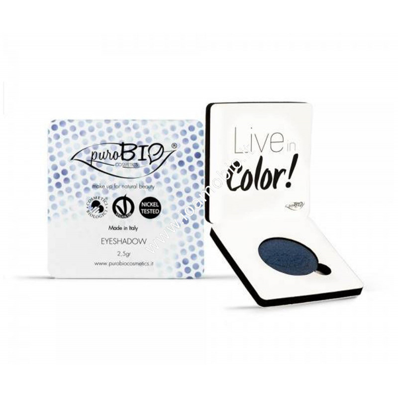 Ombretto compatto in Cialda Shimmer Blu N. 07 - PuroBio Cosmetics