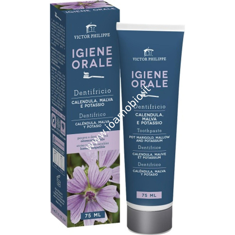 Igiene orale-dentifricio calend.malva e potas. 75ml Igiene orale-dentifricio calend.malva e potas. 75ml