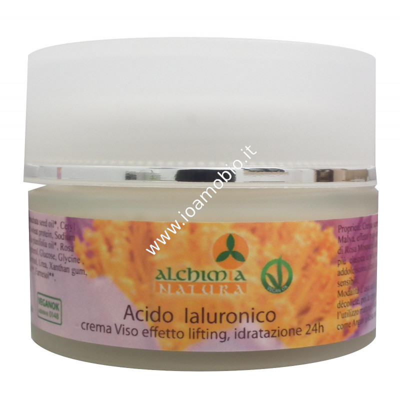 Acido Ialuronico Crema 50ml - Biologica Alchimia Natura Effetto Lifting