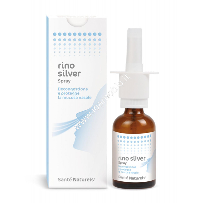 Rino Silver 30ml - Spray naso con Argento Colloidale Santè Naturels