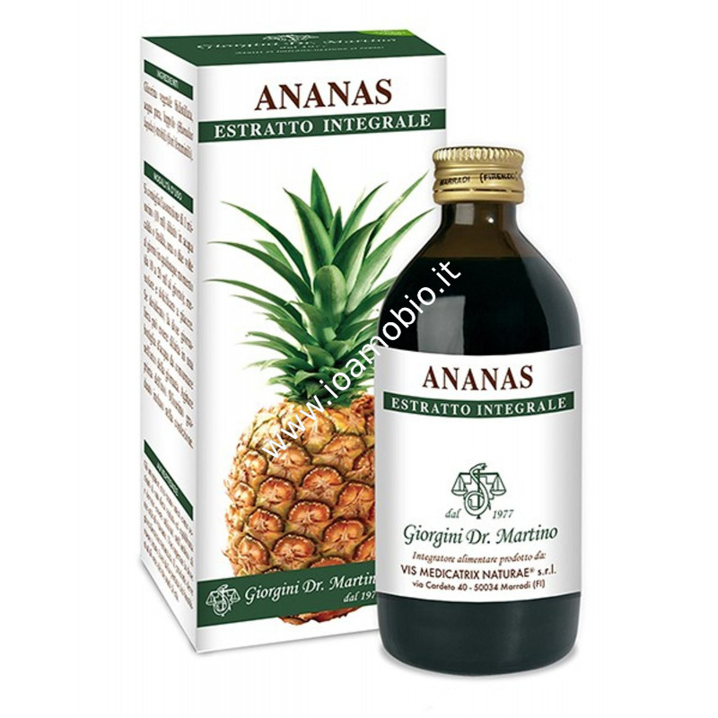 Ananas Estratto Integrale 200ml - Liquido analcolico Dr.Giorgini
