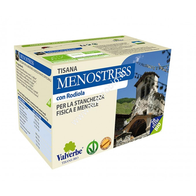 Menostress 20 filtri - Valverbe Tisana biologica - Stanchezza fisica e mentale