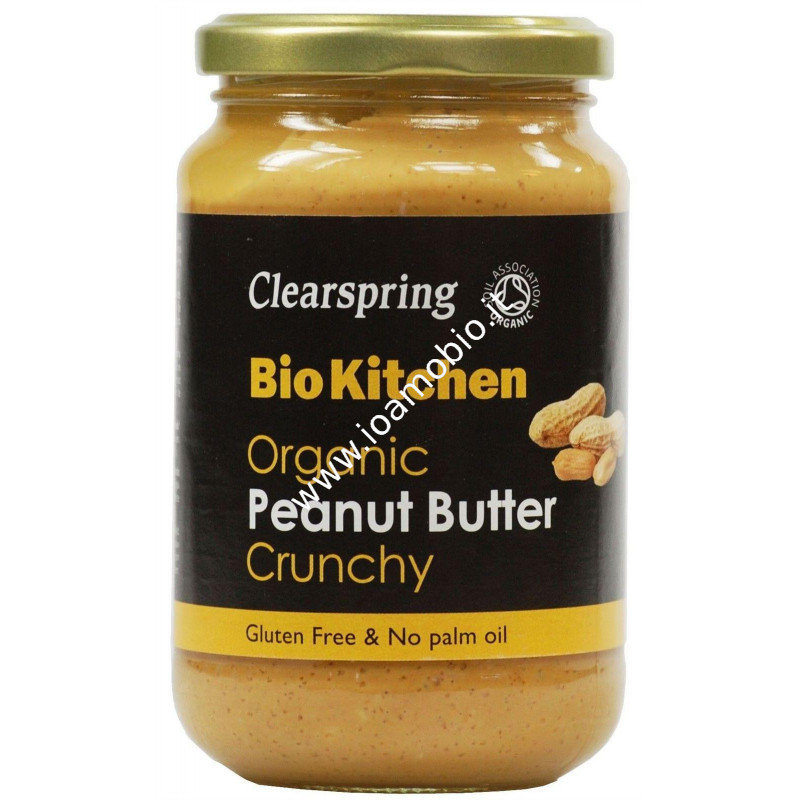 Crema di Arachidi Croccante 350g - Peanut Butter Crunchy Clearspring