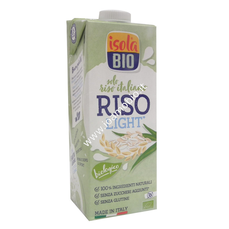 Bevanda di Riso Light 1lt - Latte Vegetale Biologico Isola Bio