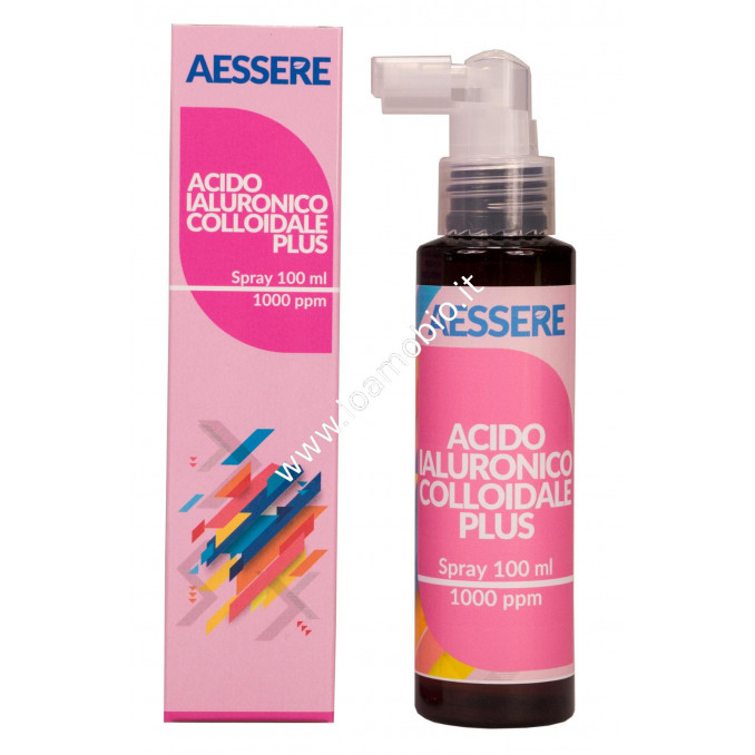 Acido Ialuronico Colloidale Plus Spray 100 ml – 1000 ppm - Aessere