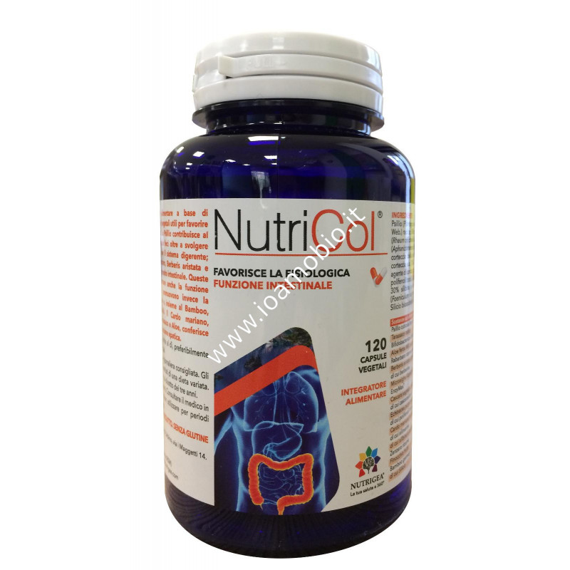 Nutricol Nutrigea 120caps - Bifidobatteri, Enzimi Digestivi ed Erbe
