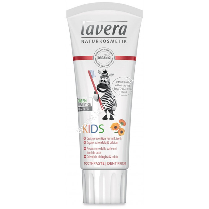 Dentifricio Kids 75ml -  Lavera - Prevenzione Carie nei Denti da Latte