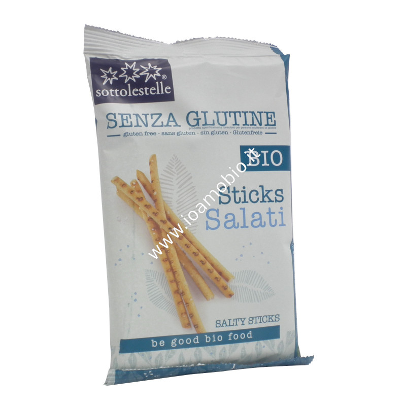 Sticks Salati Senza Glutine 45g - Bio Sottolestelle