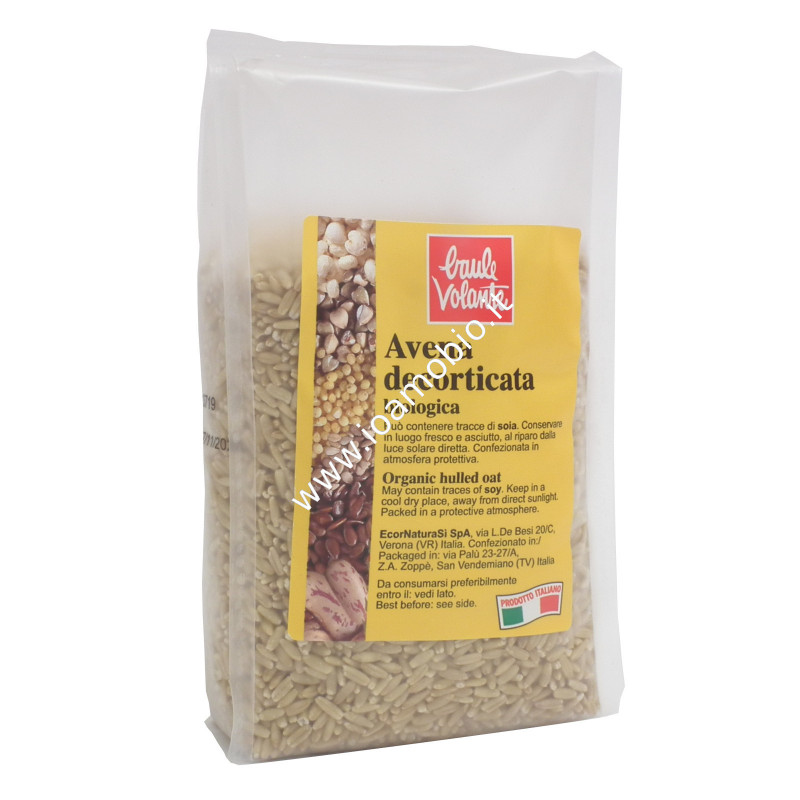 Avena Decorticata Italiana Bio 500g - Cereali in chicco Baule Volante