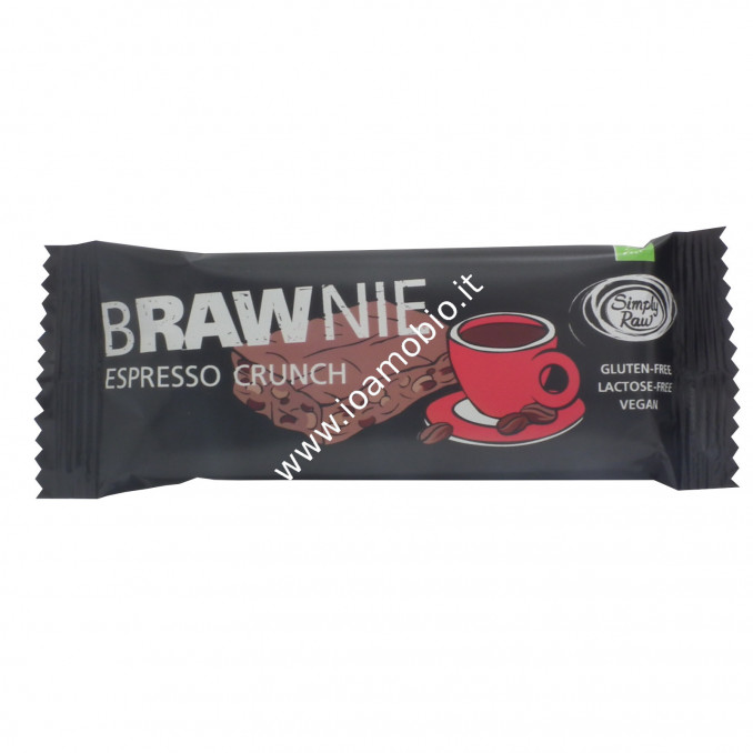 Barretta Brawnie Espresso Crunch 45g - Bio Raw Melro's Best