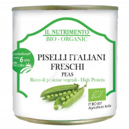 Piselli Italiani Freschi Biologici 340g - Fonte di Proteine Vegetali