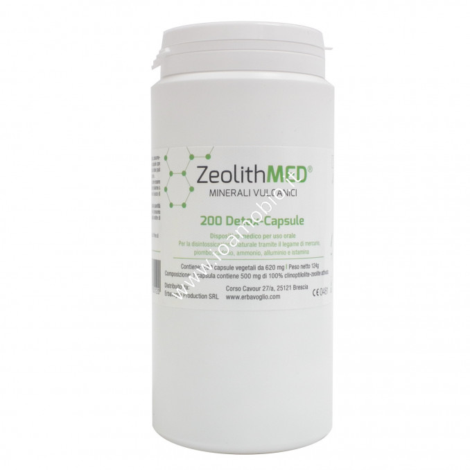 Zeolith Med - Detox - Zeolite 200 capsule - Disintossicante e Chelante