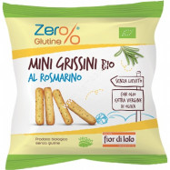 Minigriss al Rosmarino Bio Zero Glutine 30g - Mini Grissini Fior di Loto