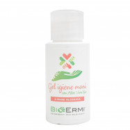 Gel Igiene Mani Bioermi 50ml - Igienizzante alcolico con Tea tree, Limone e Aloe