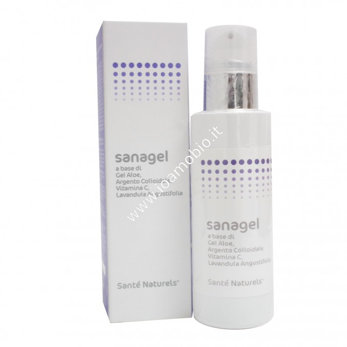 Sanagel Santè Naturels 200ml - Argento Colloidale Gel con Aloe e Vitamina C