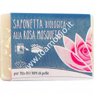 Saponetta alla Rosa Mosqueta Bio 100g - Sapone vegetale naturale