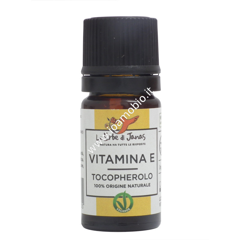 Vitamina E (Tocopherolo) 5ml- Le Erbe di Janas -  Antiossidante e Elasticizzante
