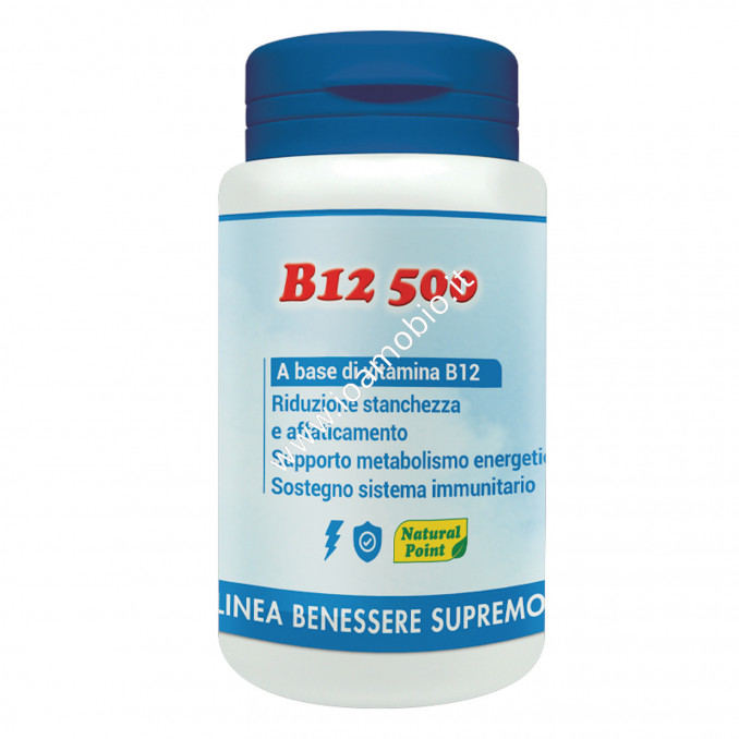 B12 - 100 caps - Integratore di Vitamina B 12  Natural Point - Capsule Vegetali