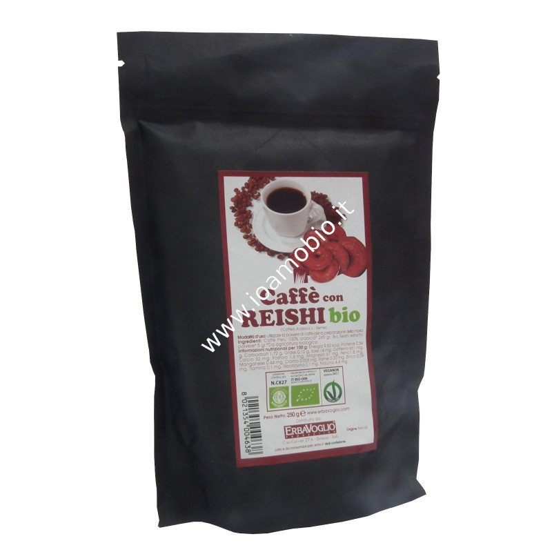 Caffè con Reishi Bio Erbavoglio 250gr - Effetto Tonificante