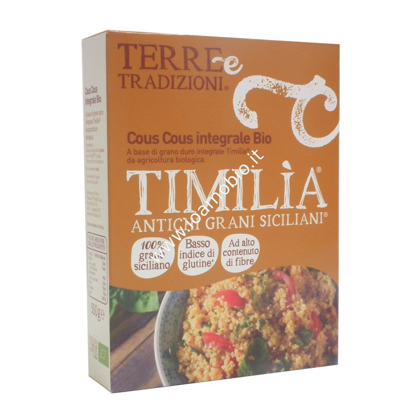 Cous Cous di Timilia Integrale 500g - Biologico Terre e Tradizioni