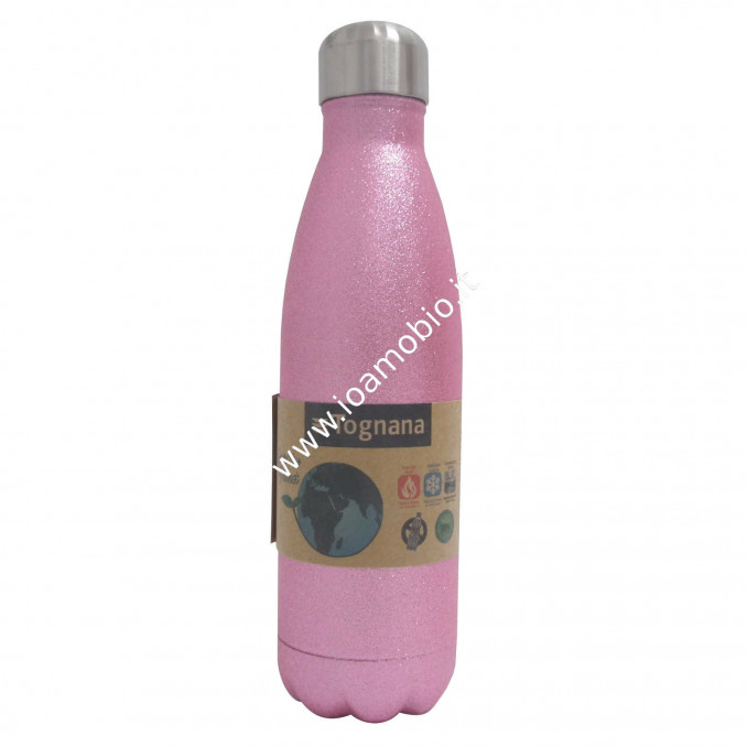 Borraccia Termica acciaio Inox doppia camera Rosa 500ml - Termos La Tognana