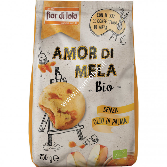 Biscotti Amor di Mela 250g - Bio Fior di Loto