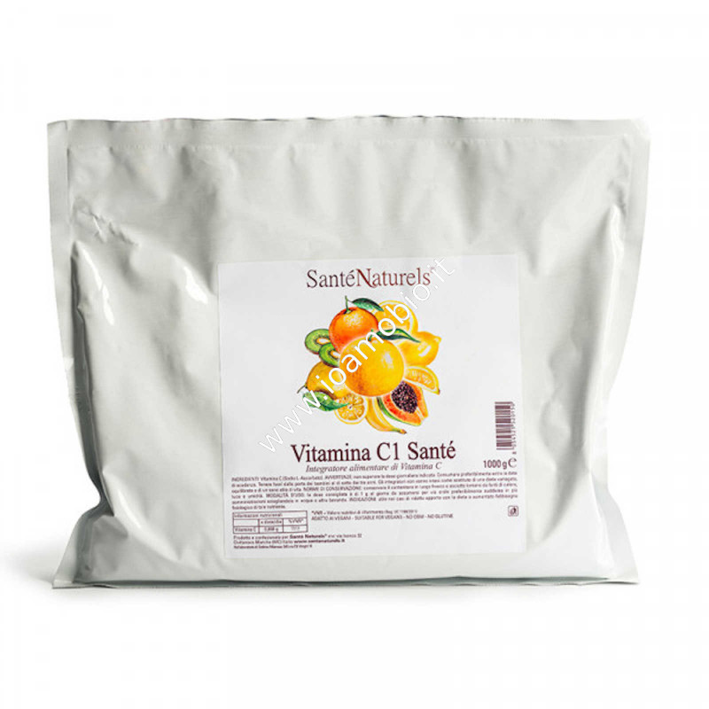 Vitamina C - Ascorbato di Sodio Purissimo in Polvere 1kg - Santè Naturels