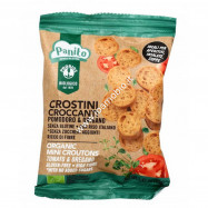Crostini Croccanti Pomodoro e Origano 40g - Panito Bio Snack Senza Glutine