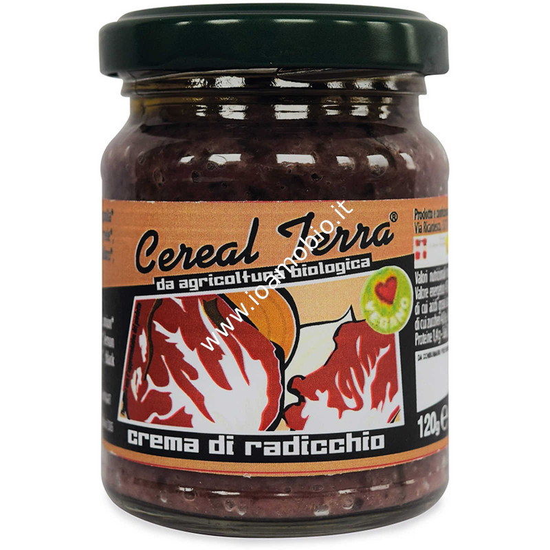 Crema di Radicchio Rosso Bio 120g - Condimento Spalmabile Cereal Terra