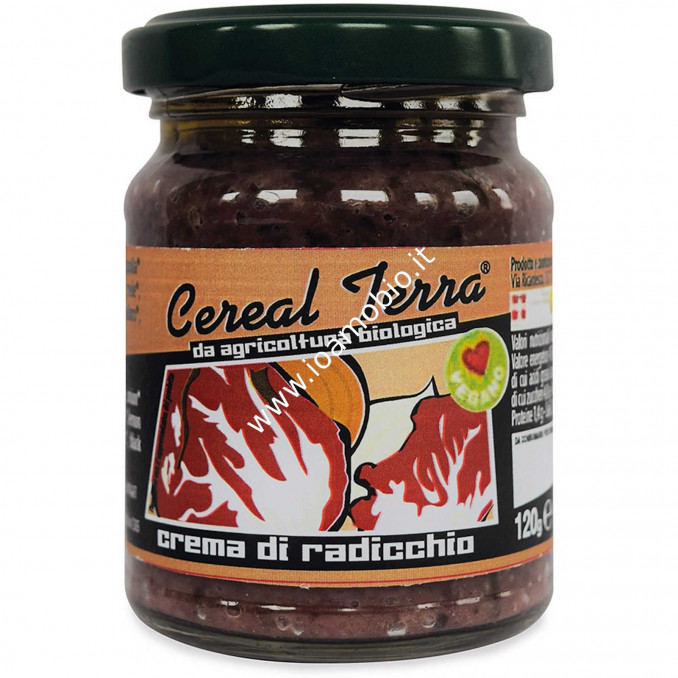 Crema di Radicchio Rosso Bio 120g - Condimento Spalmabile Cereal Terra