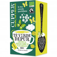 Cupper Tè Verde Depur Bio 20 filtri - con Ortica, Finocchio e Tarassaco